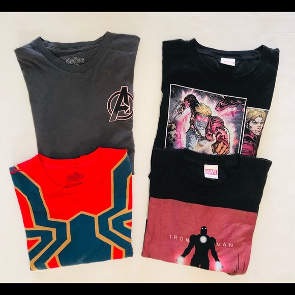 Marvel Other - Bundle of 4 Marvel Shirts